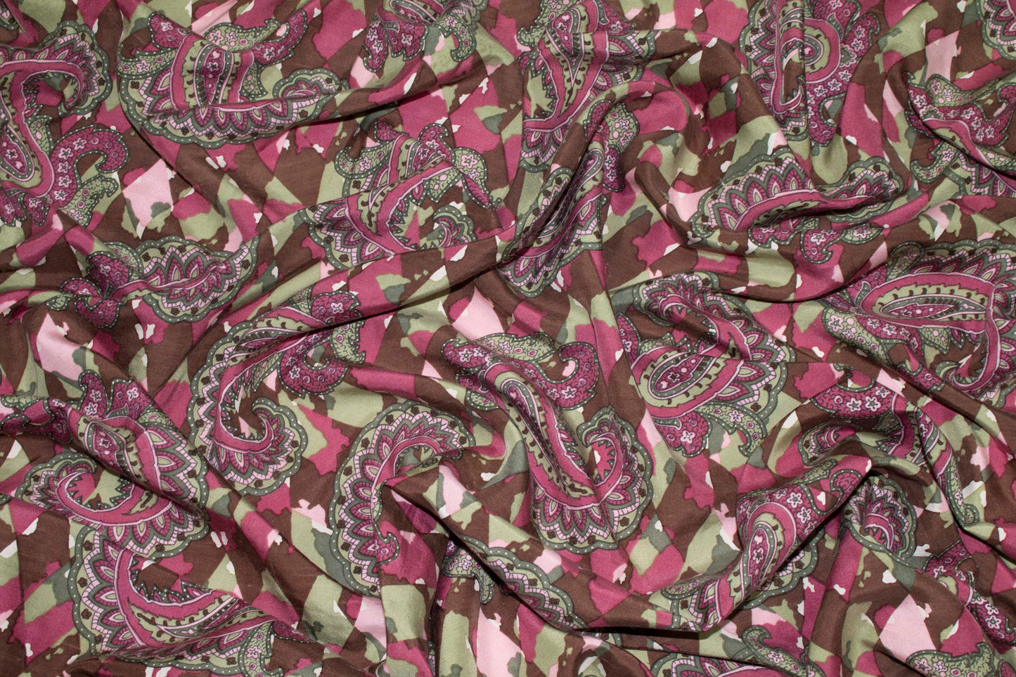 Multicolor Paisley Silk - Prime Fabrics