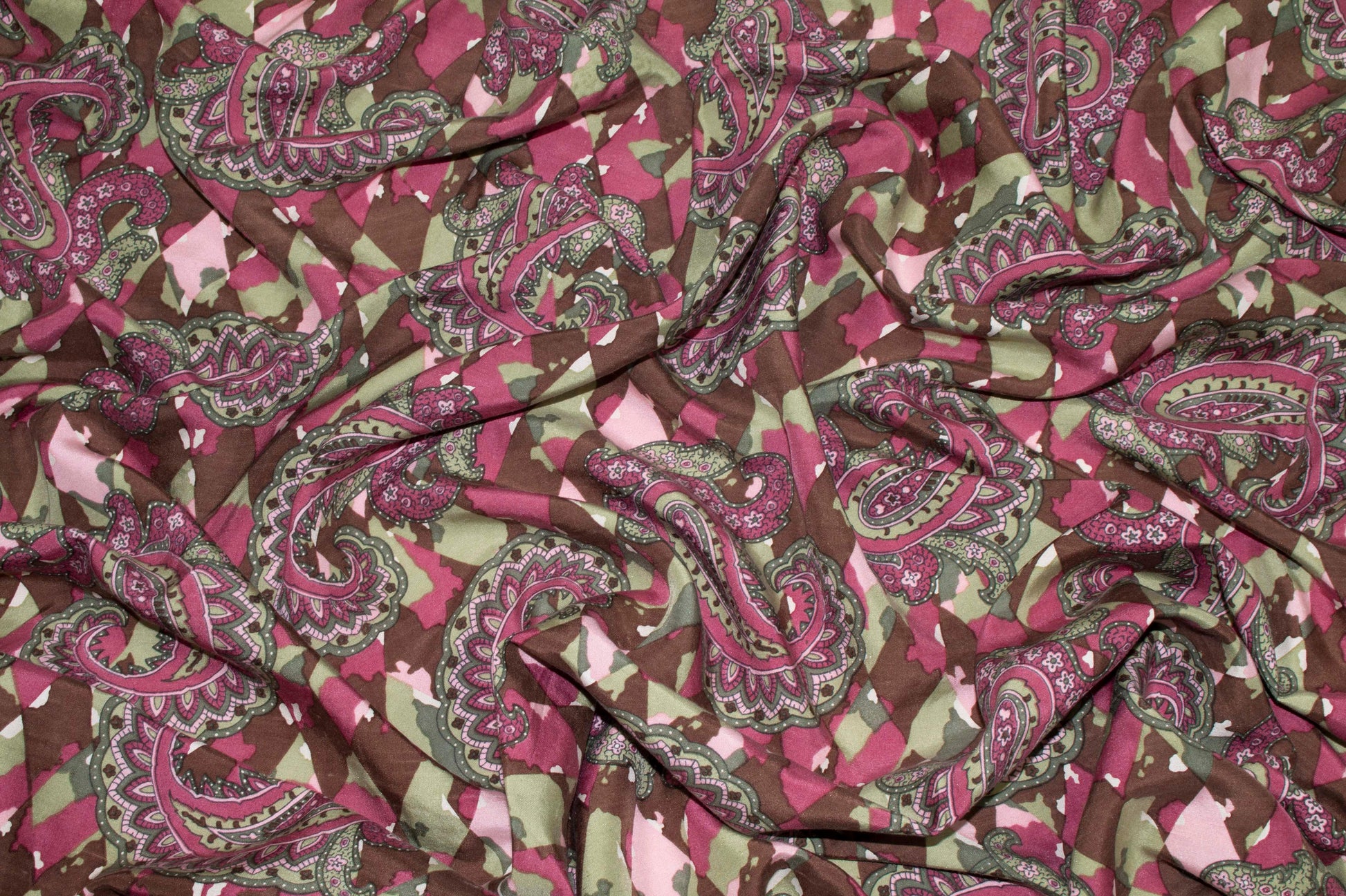 Multicolor Paisley Silk - Prime Fabrics