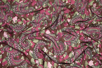 Multicolor Paisley Silk - Prime Fabrics