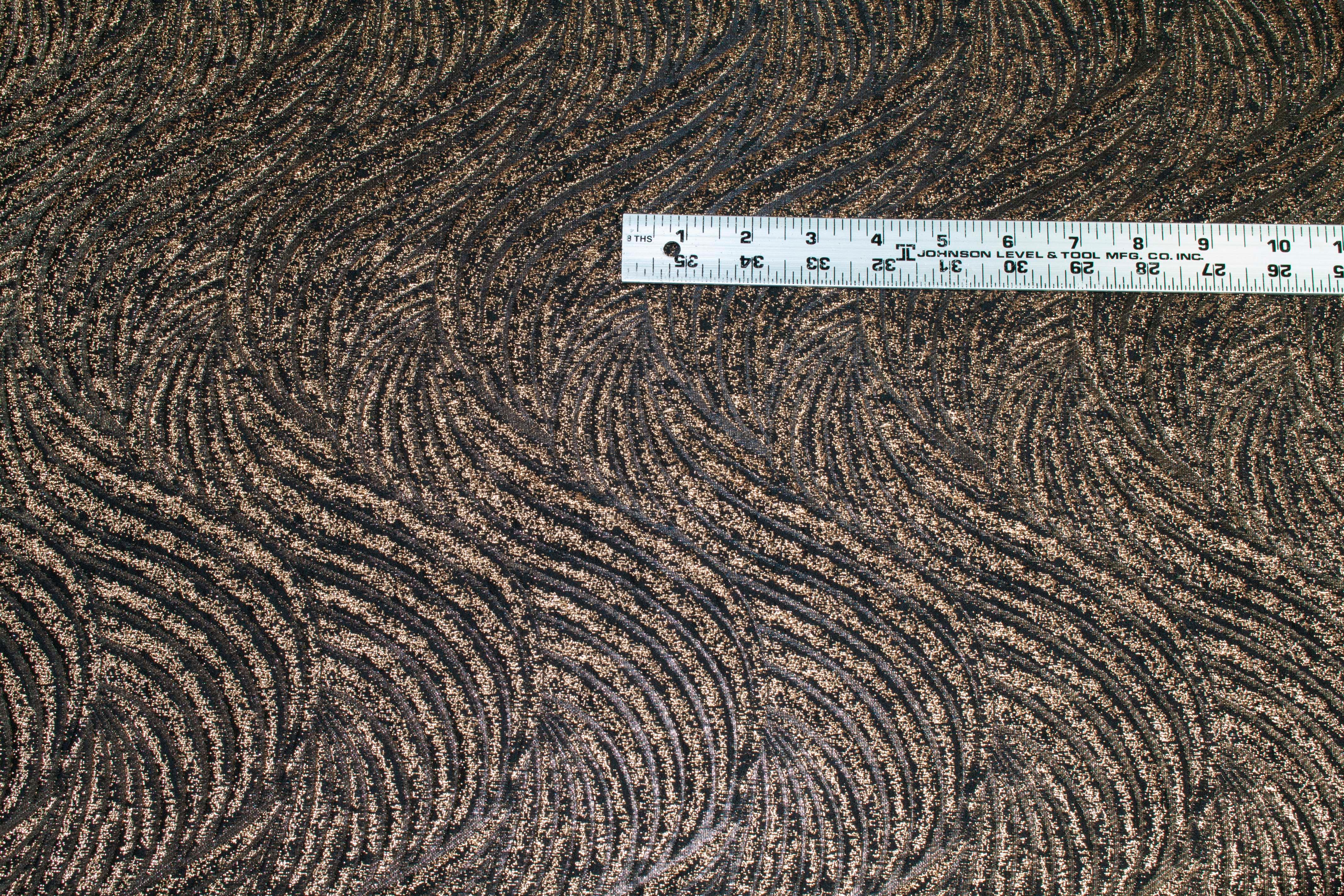 Bronze Metallic Brocade - Prime Fabrics