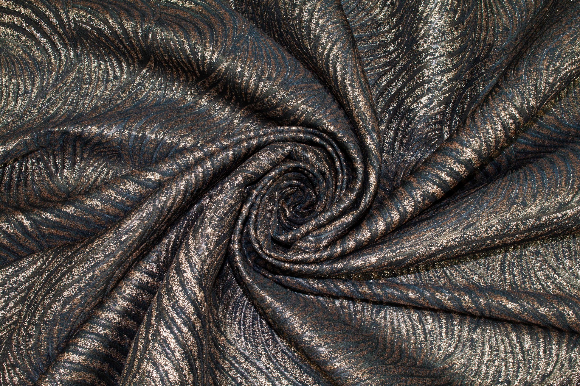 Bronze Metallic Brocade - Prime Fabrics