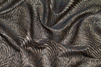Bronze Metallic Brocade - Prime Fabrics
