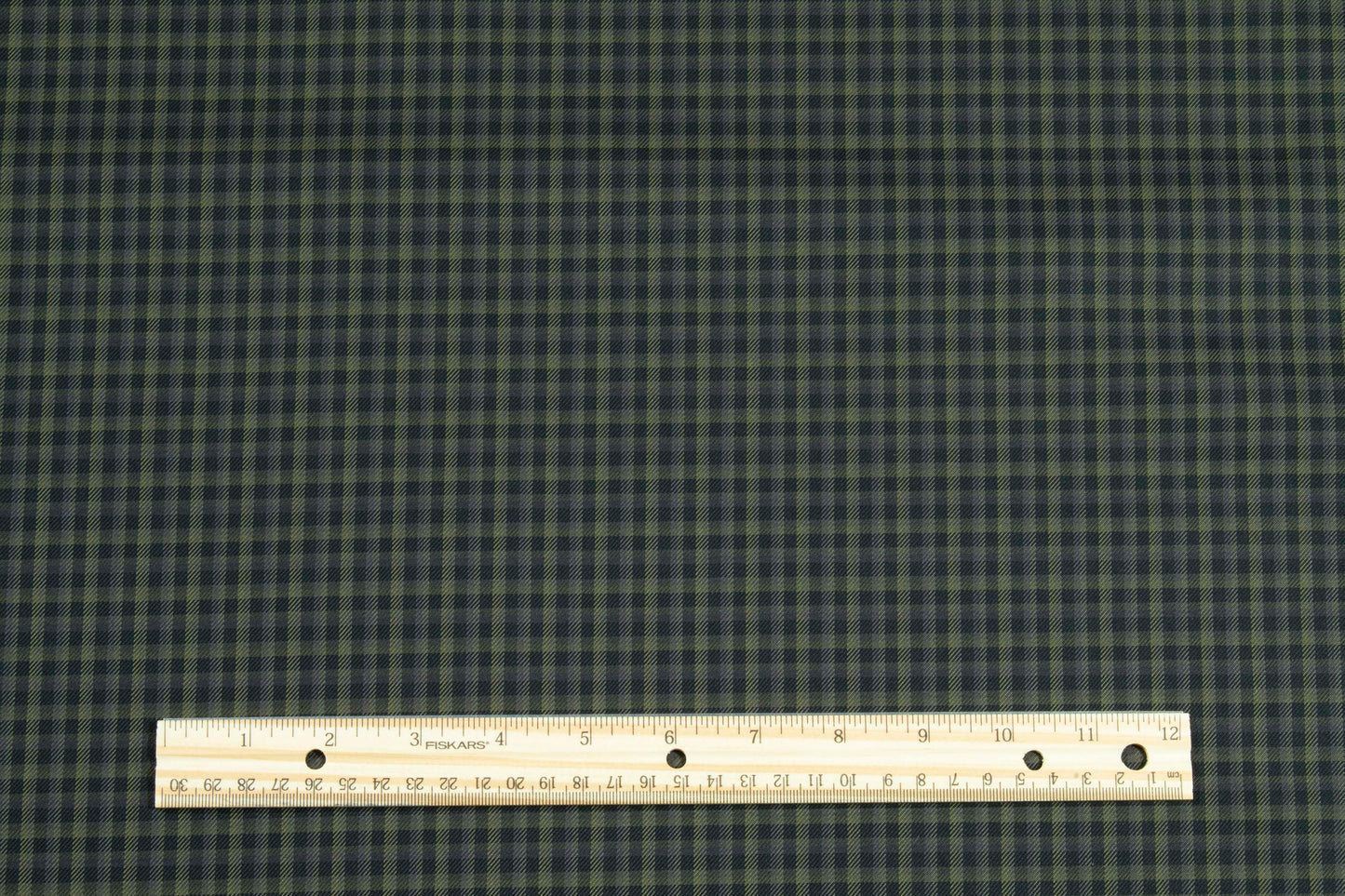 Green Gingham Check Cotton Suiting - Prime Fabrics
