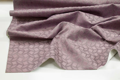 Lilac Geometric Velvet - Prime Fabrics