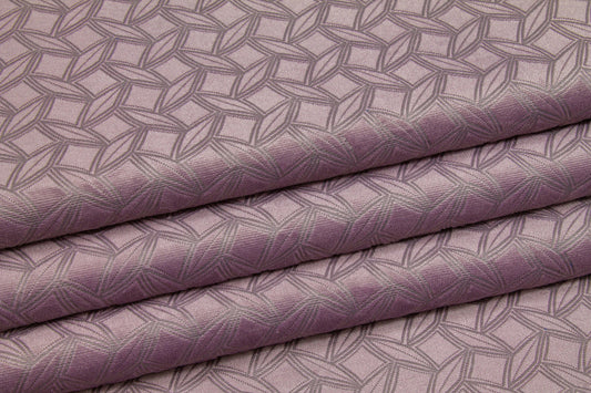 Lilac Geometric Velvet - Prime Fabrics