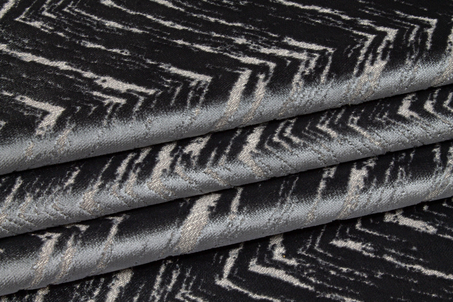 Blue-Gray Cut Velvet Upholstery - Prime Fabrics