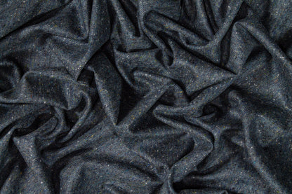 Blue-Gray Italian Wool Tweed Suiting - Prime Fabrics