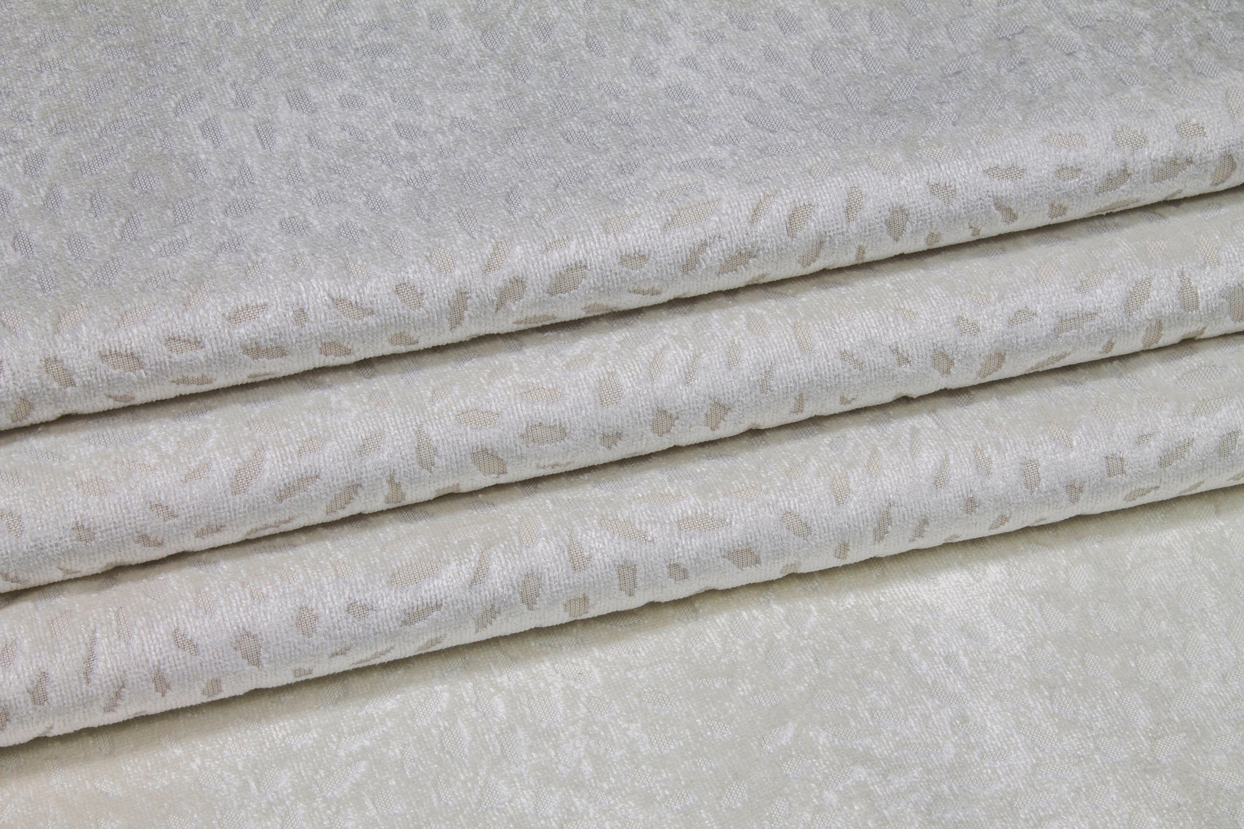 Floral Cut Velvet Upholstery - Ivory – Prime Fabrics