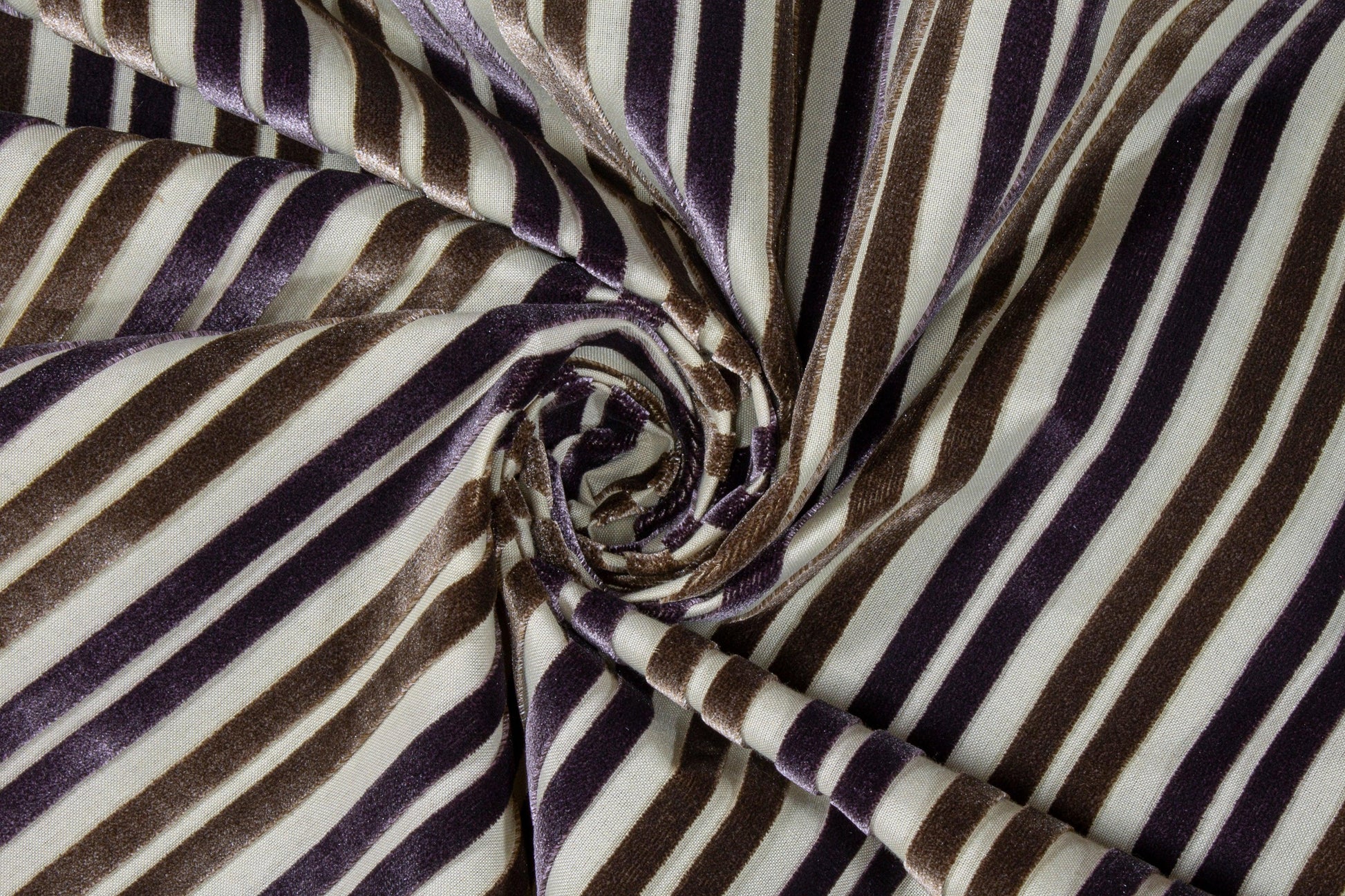 Purple Cotton Velvet Fabric | The Stripes Company