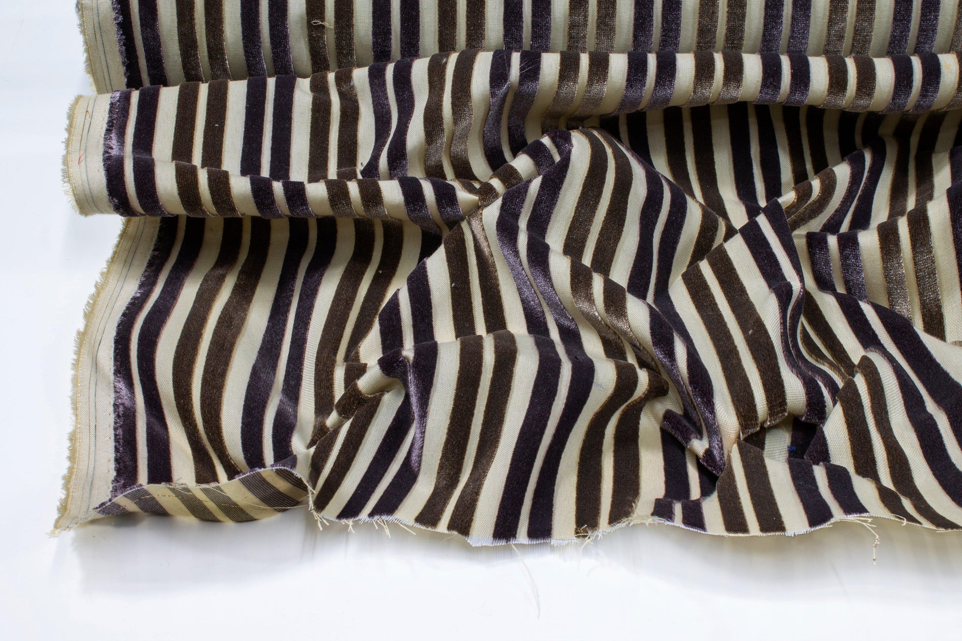 Purple Cotton Velvet Fabric | The Stripes Company