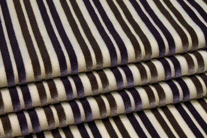 Purple Cotton Velvet Fabric | The Stripes Company