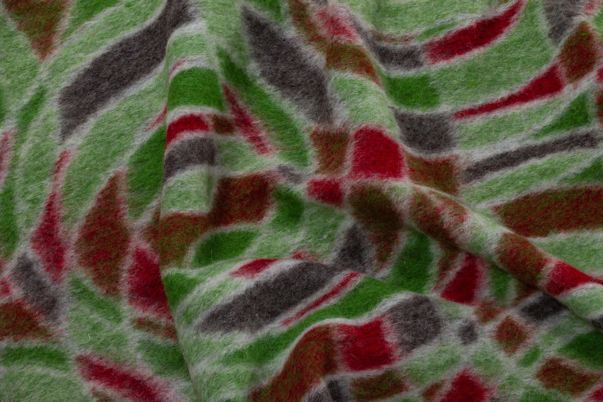 Multicolor Italian Boiled Wool - Prime Fabrics
