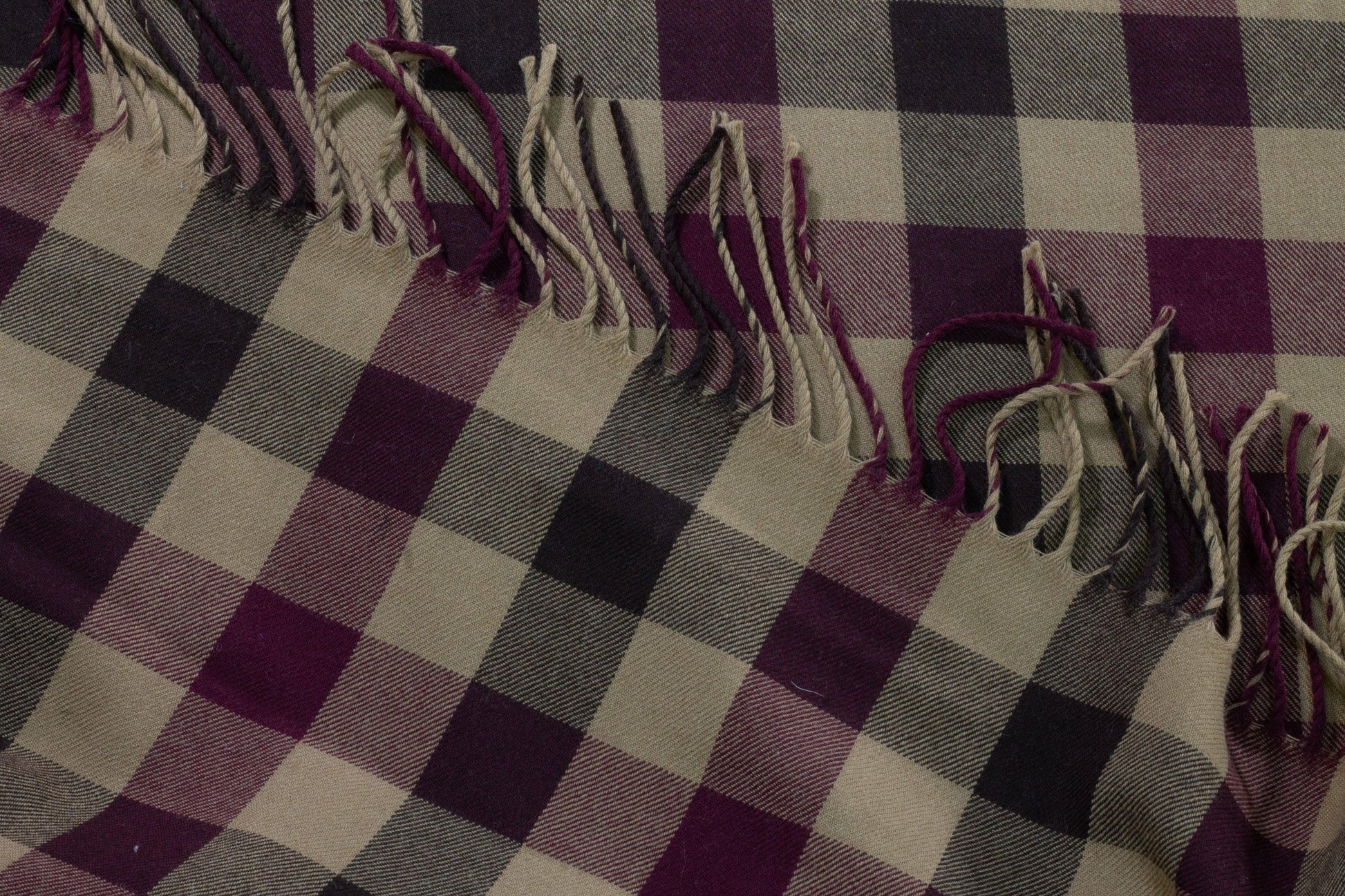 Lightweight Plaid Italian Scarf - Prime Fabrics