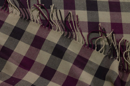 Lightweight Plaid Italian Scarf - Prime Fabrics
