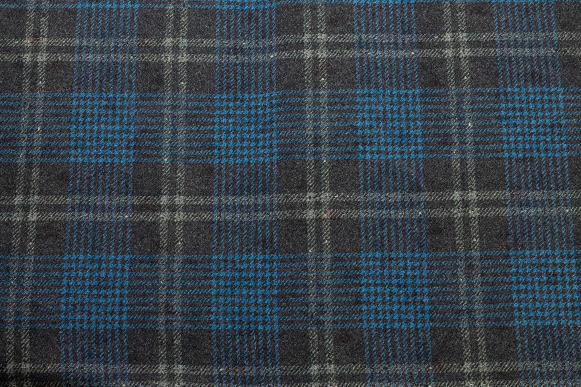 Double-Faced Geometric and Plaid Italian Wool - Prime Fabrics