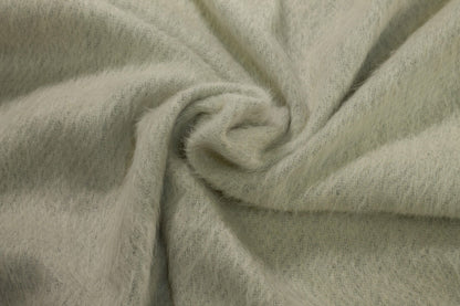 Long-Haired Silver Italian Wool - Prime Fabrics