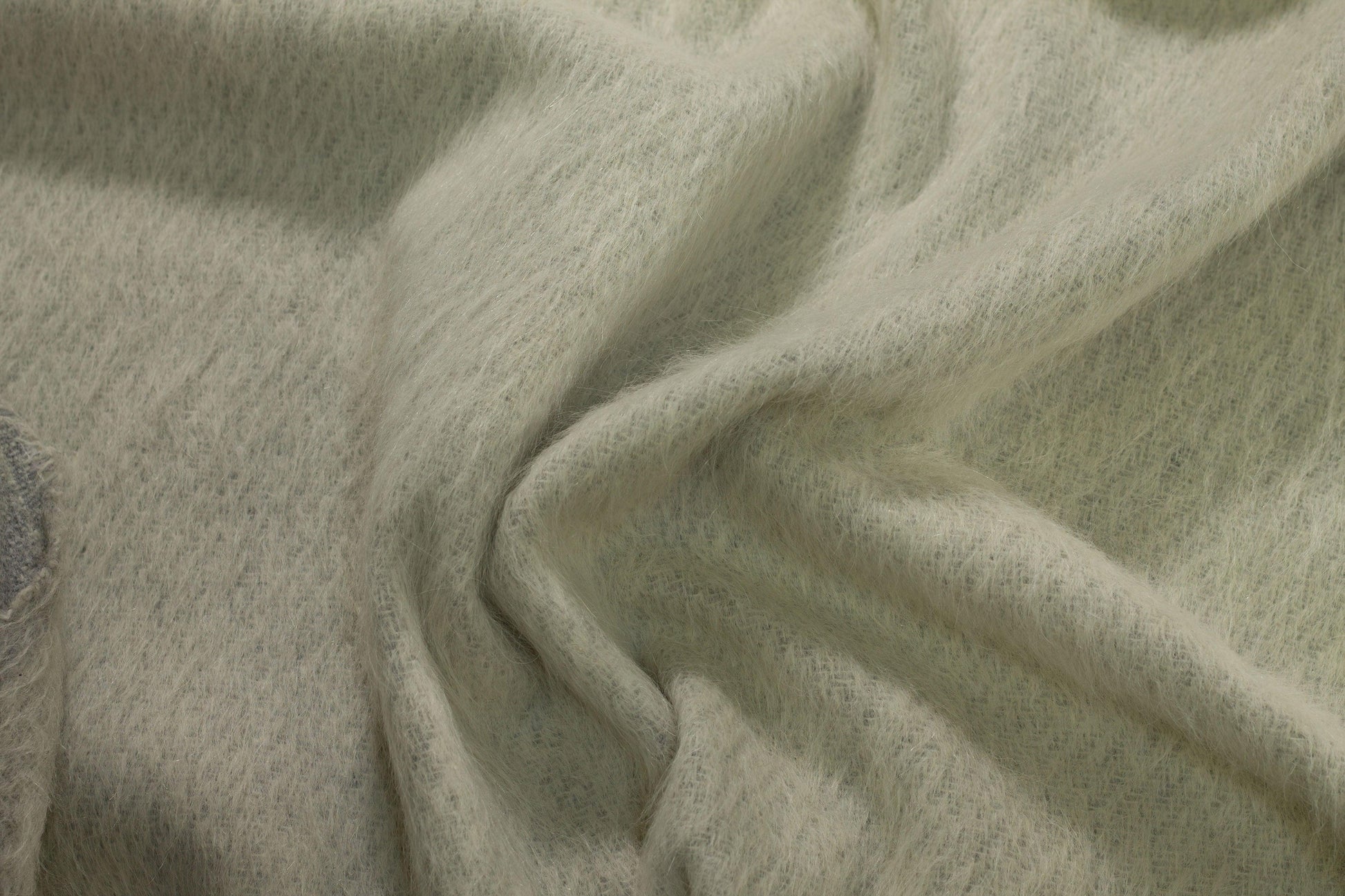 Long-Haired Silver Italian Wool - Prime Fabrics