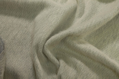 Long-Haired Silver Italian Wool - Prime Fabrics