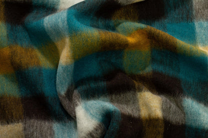 Multicolor Plaid Italian Wool - Prime Fabrics