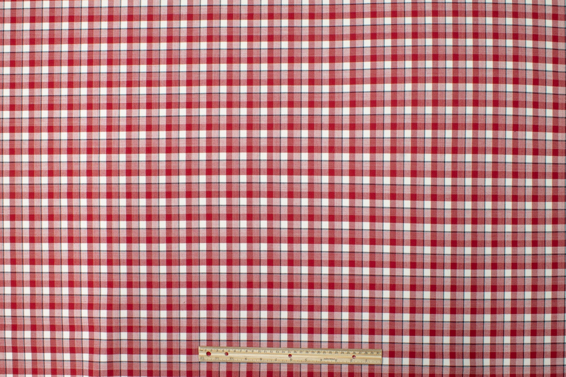 Double Faced Cashmere Wool Suiting - Red, Navy, White - Prime Fabrics