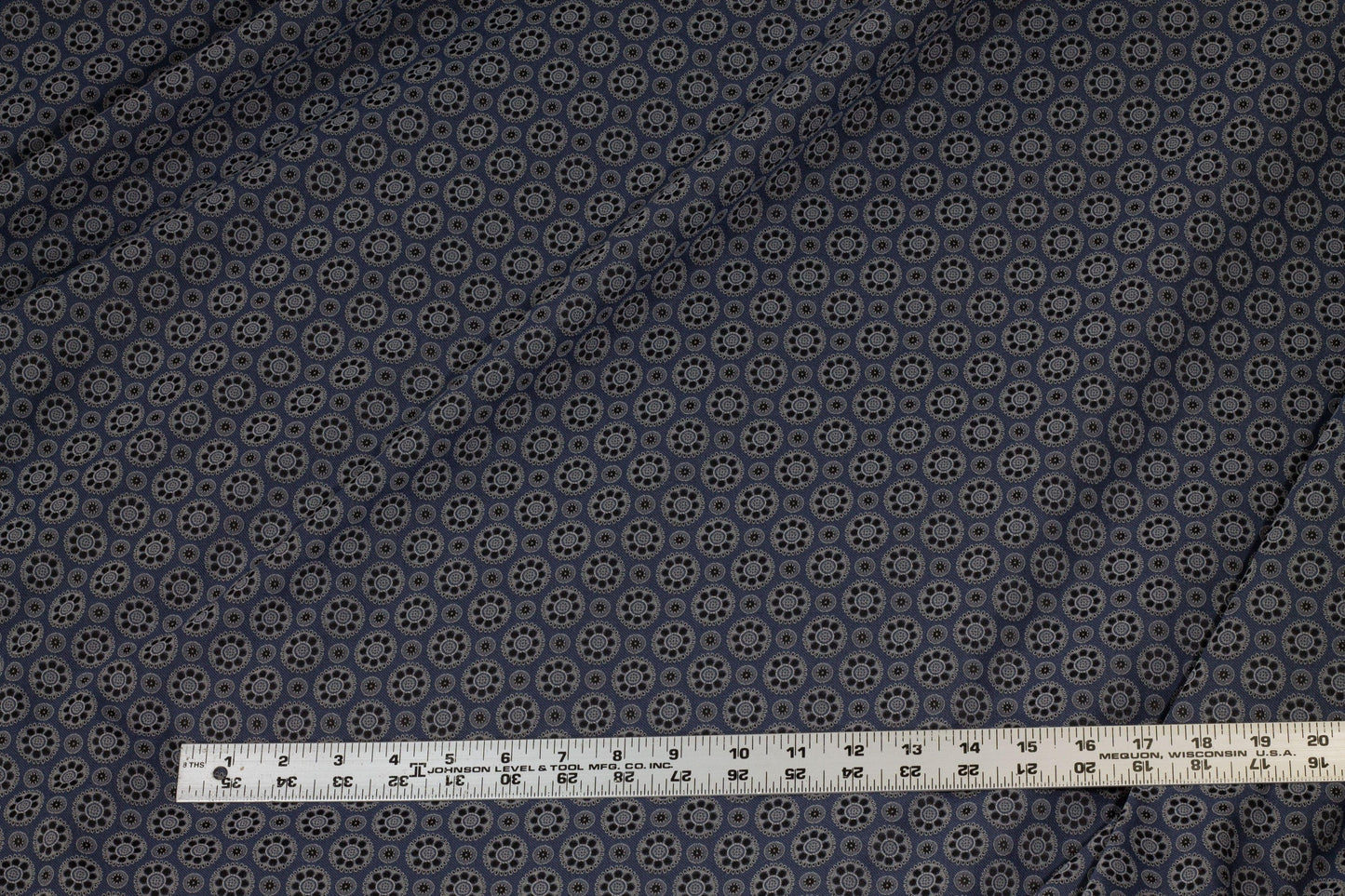 Periwinkle, Gray and Black Jacquard - Prime Fabrics