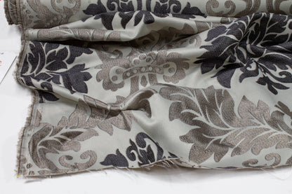 Damask Brocade - Gray - Prime Fabrics
