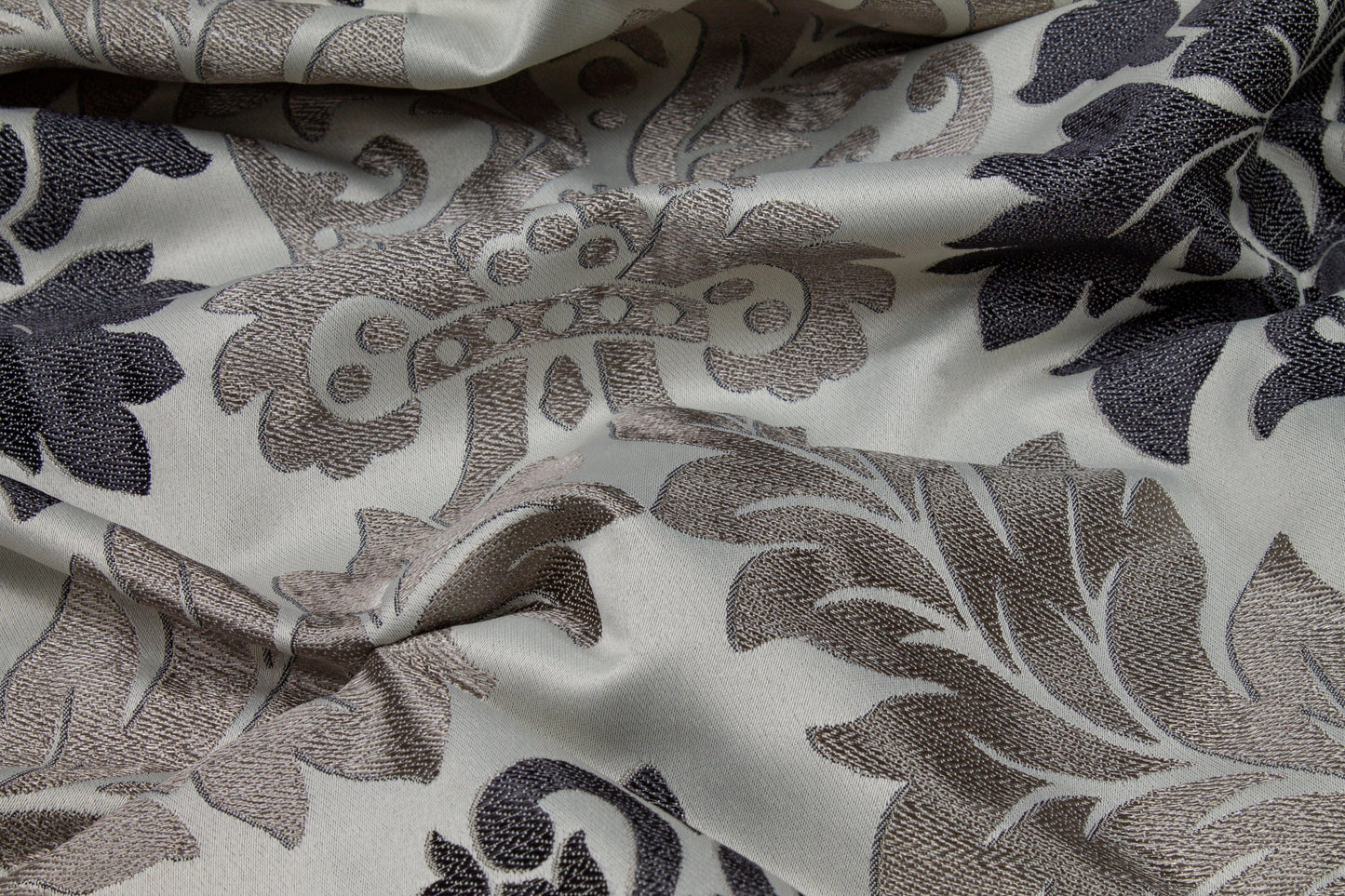 Damask Brocade - Gray - Prime Fabrics