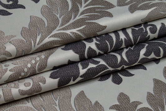 Damask Brocade - Gray - Prime Fabrics