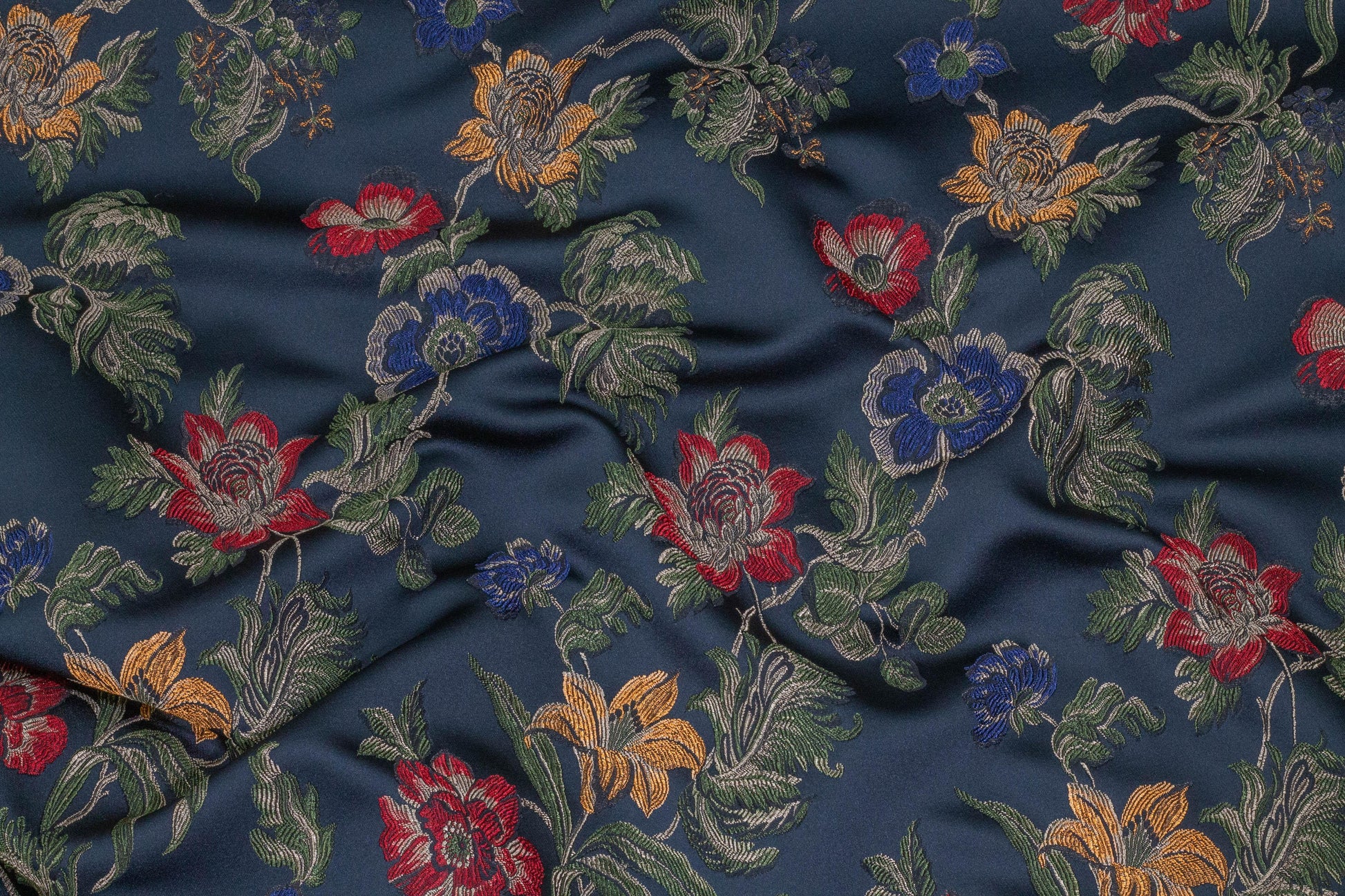 Multicolor Floral Brocade - Prime Fabrics