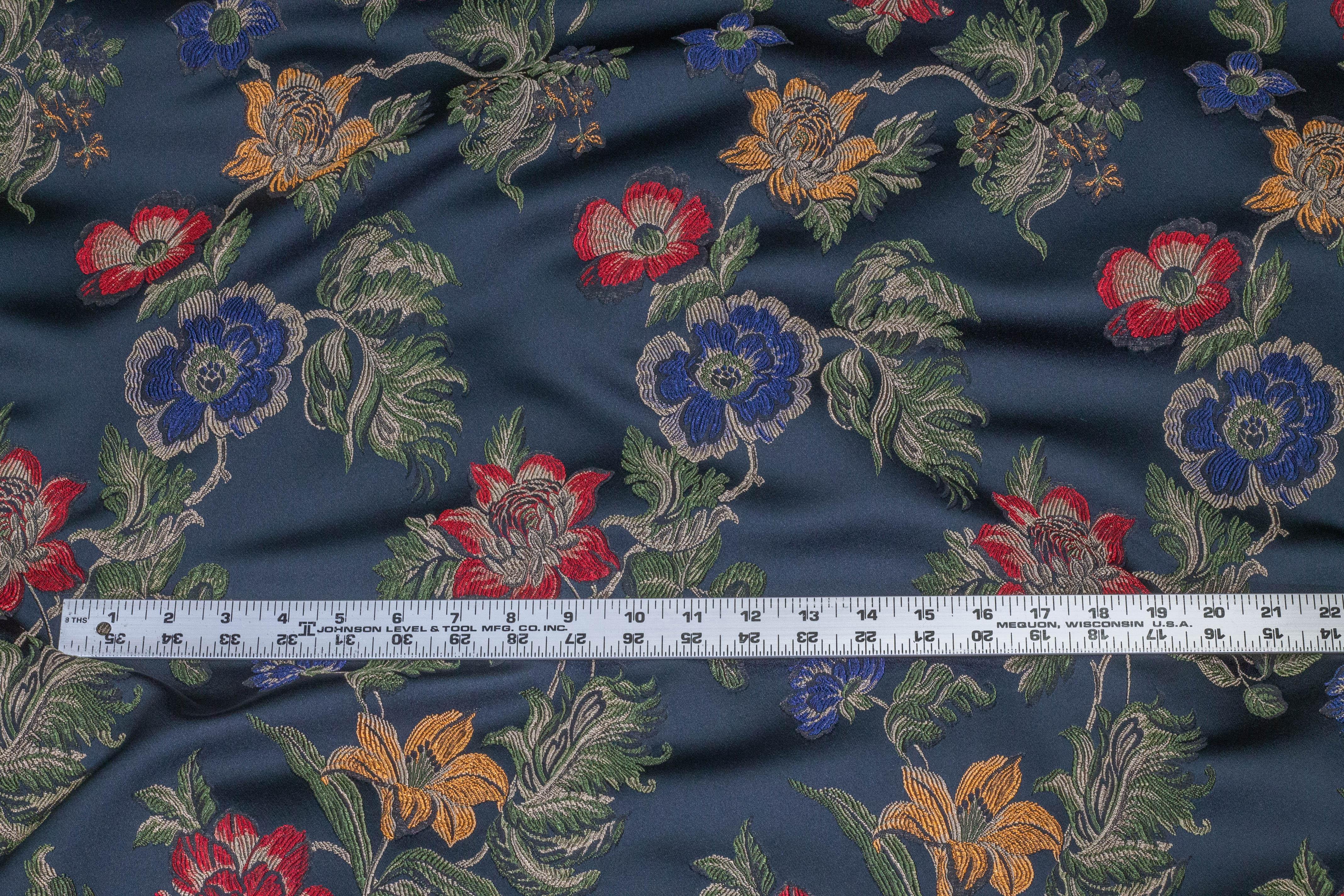 Multicolor Floral Brocade - Prime Fabrics