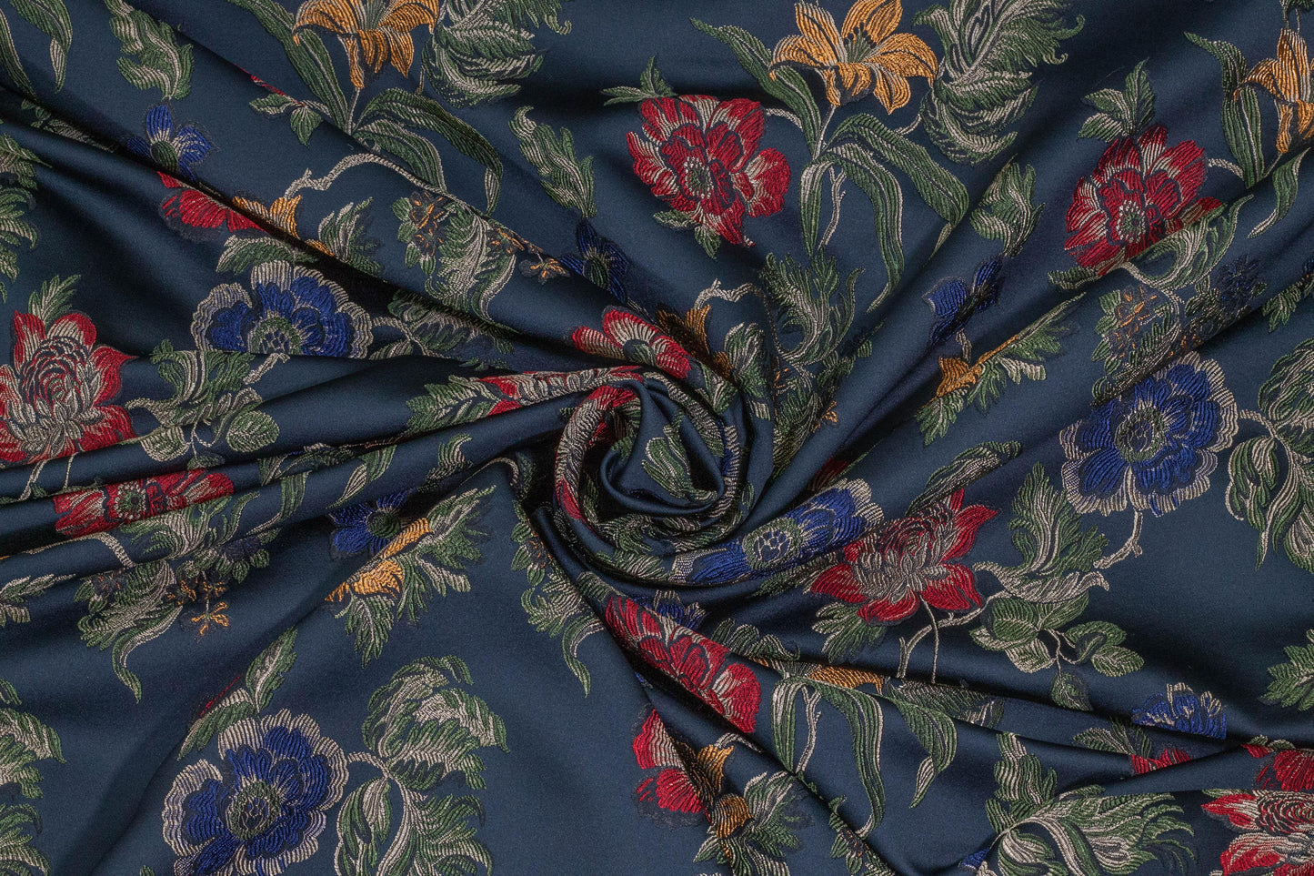 Multicolor Floral Brocade - Prime Fabrics
