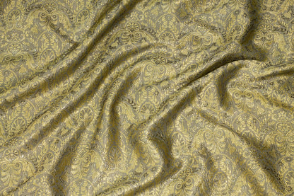 Metallic Gold Damask Brocade - Prime Fabrics