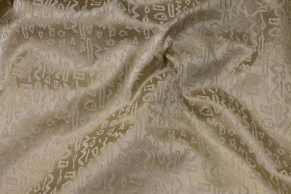 Champagne Tribal Design Jacquard - Prime Fabrics