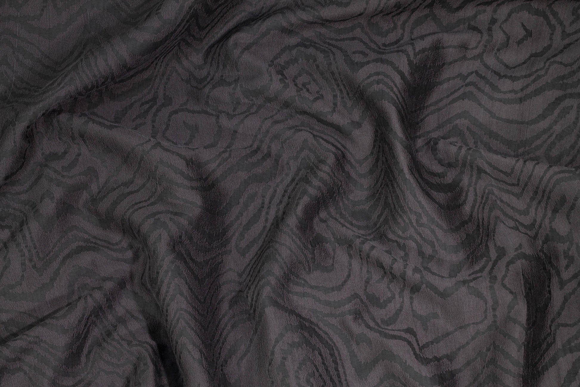 Gray Italian Silk Jacquard - Prime Fabrics