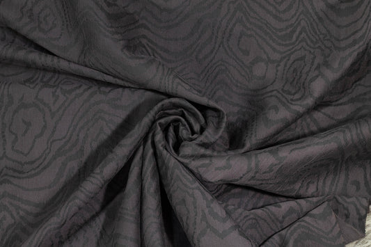 Gray Italian Silk Jacquard - Prime Fabrics