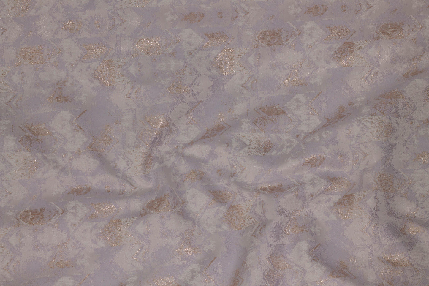 Lilac and Copper Metallic Brocade - Prime Fabrics