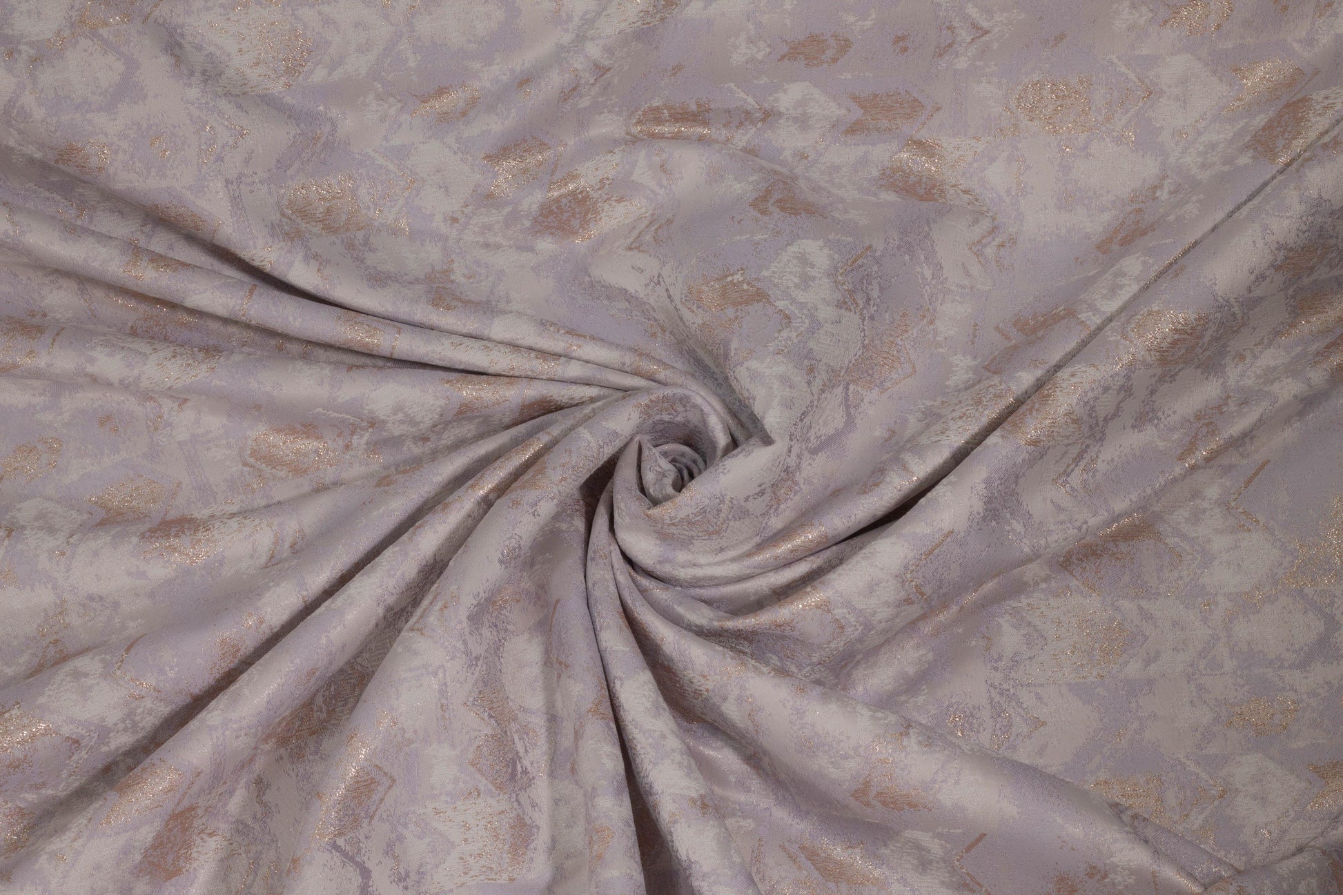 Lilac and Copper Metallic Brocade - Prime Fabrics