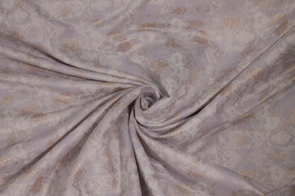 Lilac and Copper Metallic Brocade - Prime Fabrics