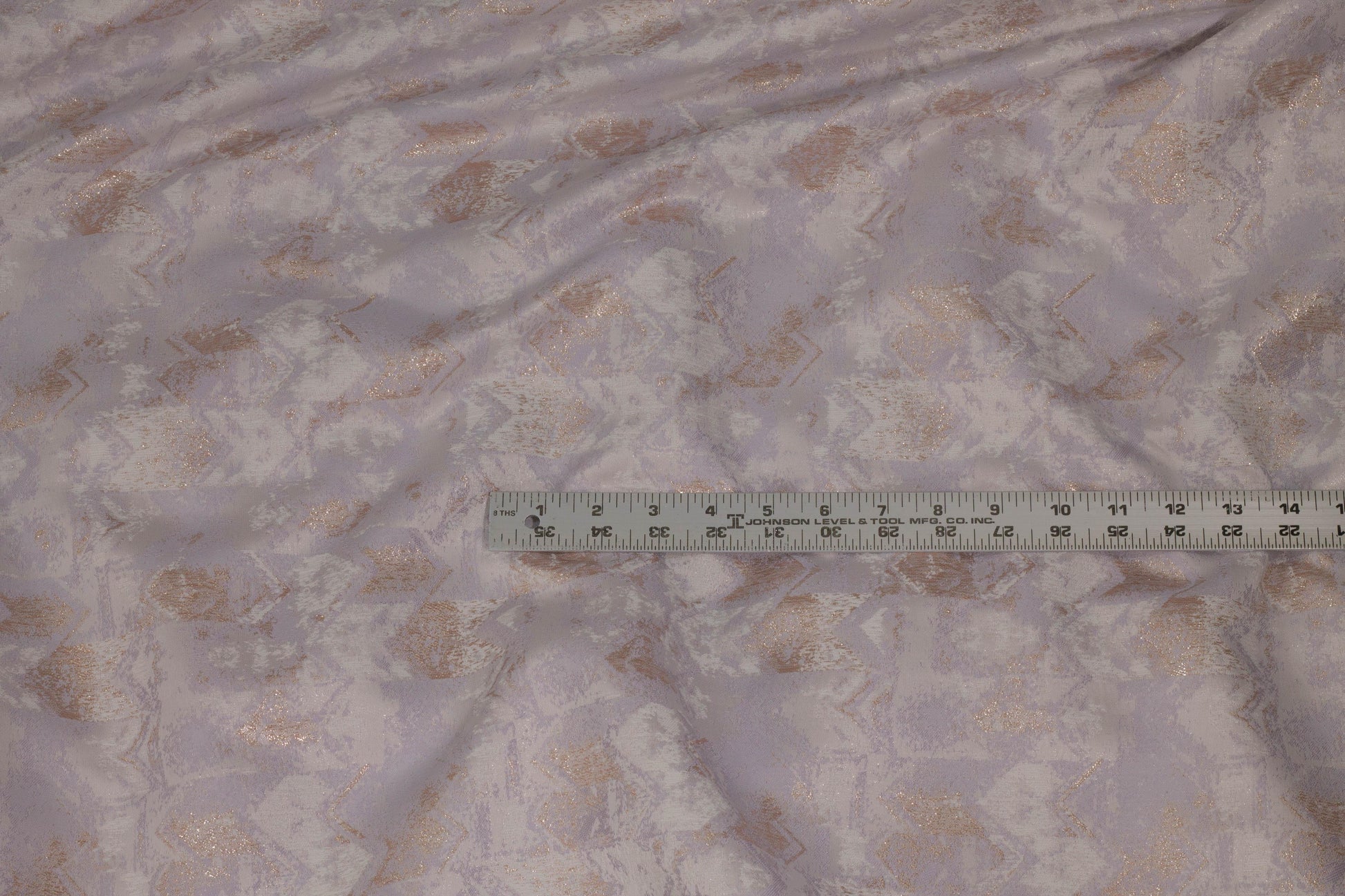 Lilac and Copper Metallic Brocade - Prime Fabrics
