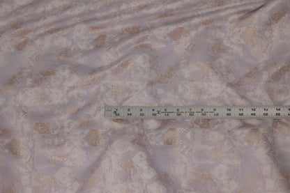 Lilac and Copper Metallic Brocade - Prime Fabrics