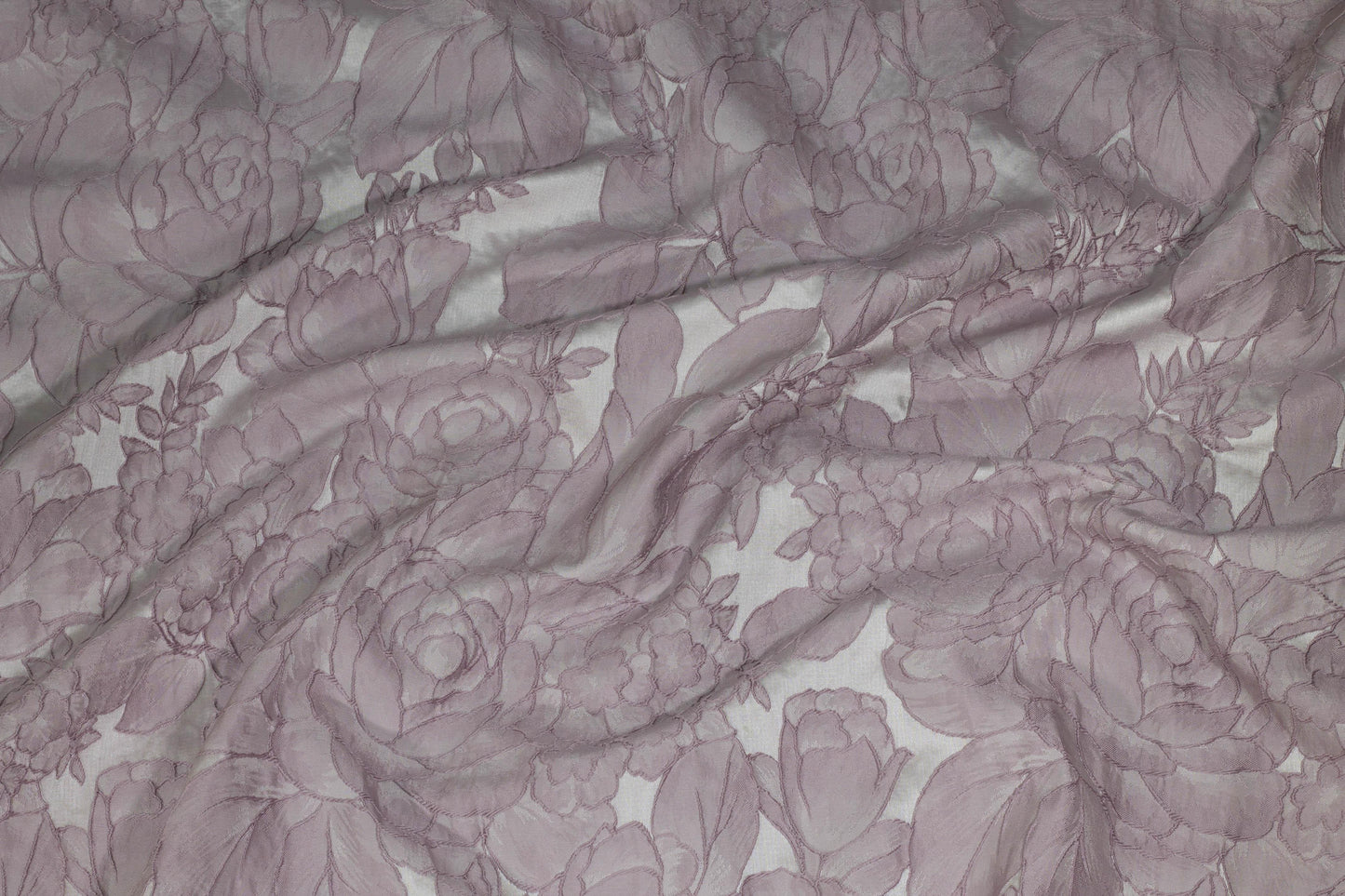 Lilac Floral Brocade - Prime Fabrics