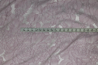 Lilac Floral Brocade - Prime Fabrics
