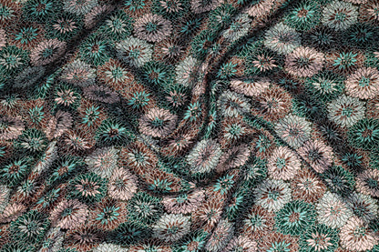 Multicolor Metallic Floral Italian Brocade - Prime Fabrics