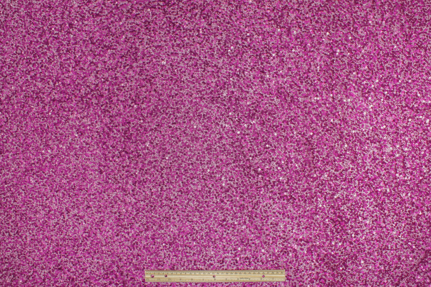 Hand Beaded and Sequined Metallic Mesh - Fuchsia - Prime Fabrics