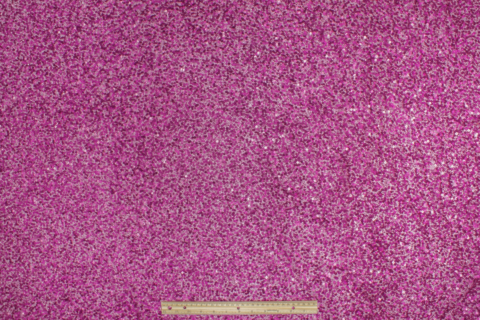 Hand Beaded and Sequined Metallic Mesh - Fuchsia - Prime Fabrics