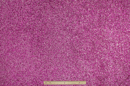 Hand Beaded and Sequined Metallic Mesh - Fuchsia - Prime Fabrics