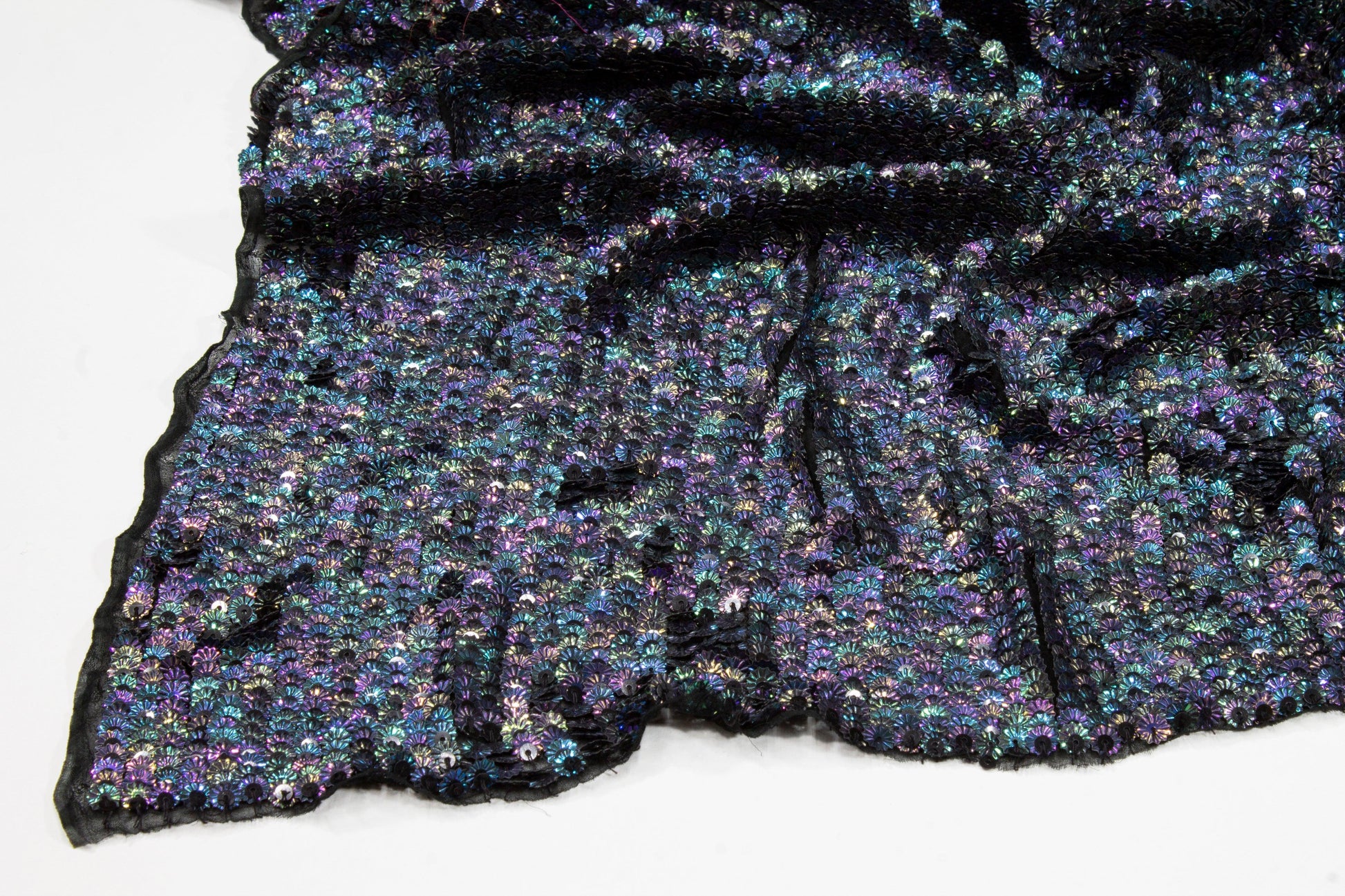 Handmade Iridescent Star Sequins - Blue - Prime Fabrics