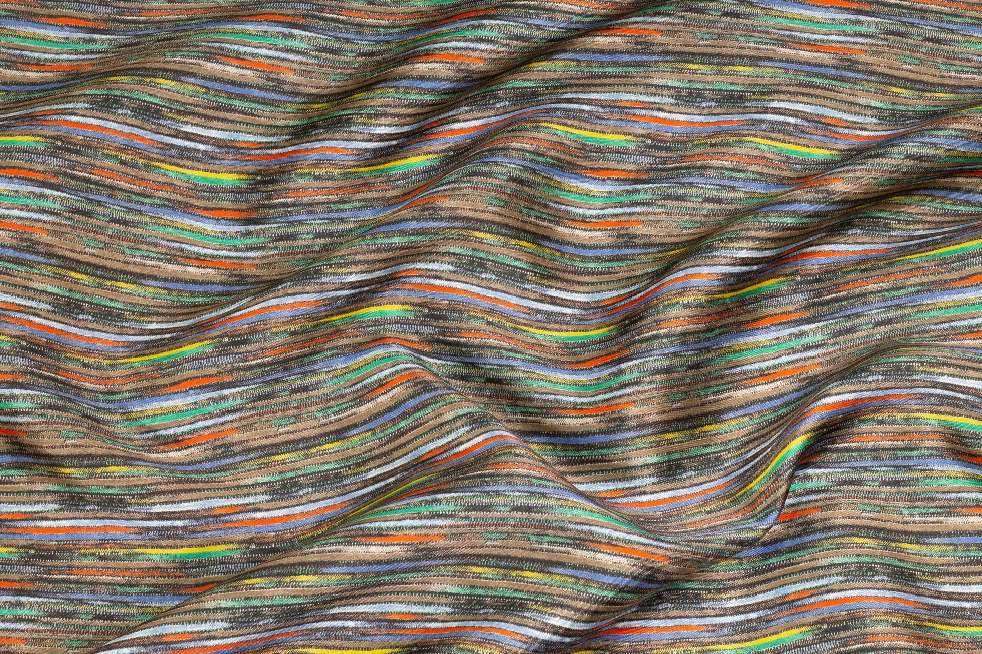 Multicolor Striped Mikado - Prime Fabrics