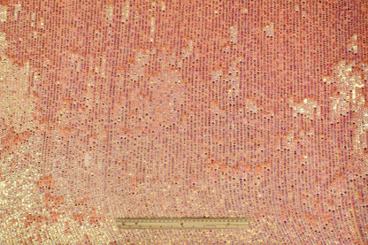 Handmade Iridescent Star Sequins - Peach/Blush - Prime Fabrics