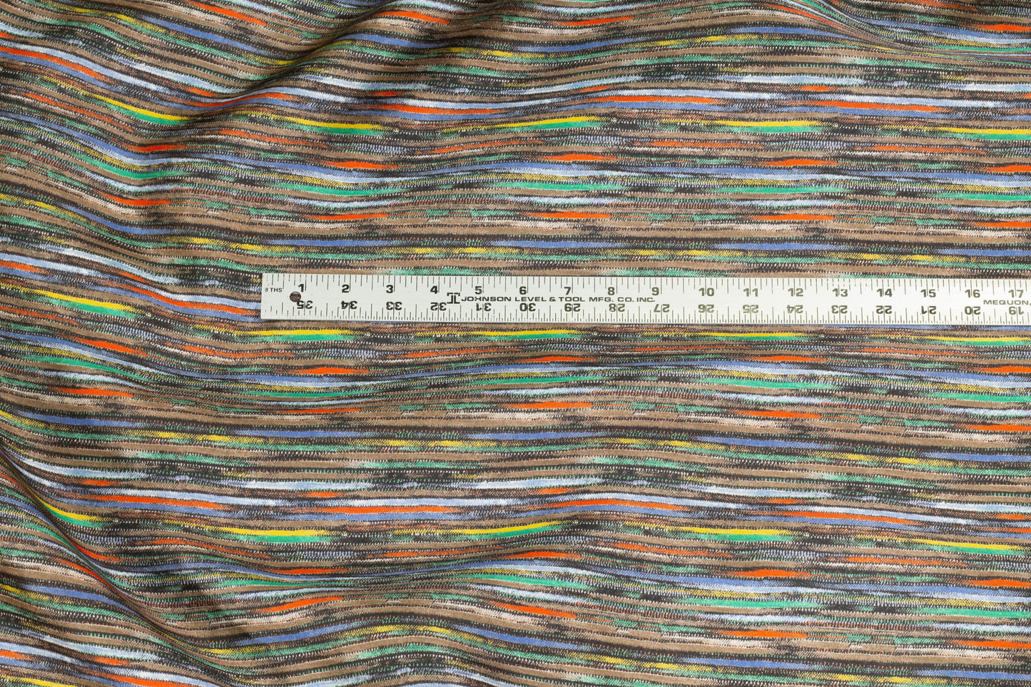 Multicolor Striped Mikado - Prime Fabrics